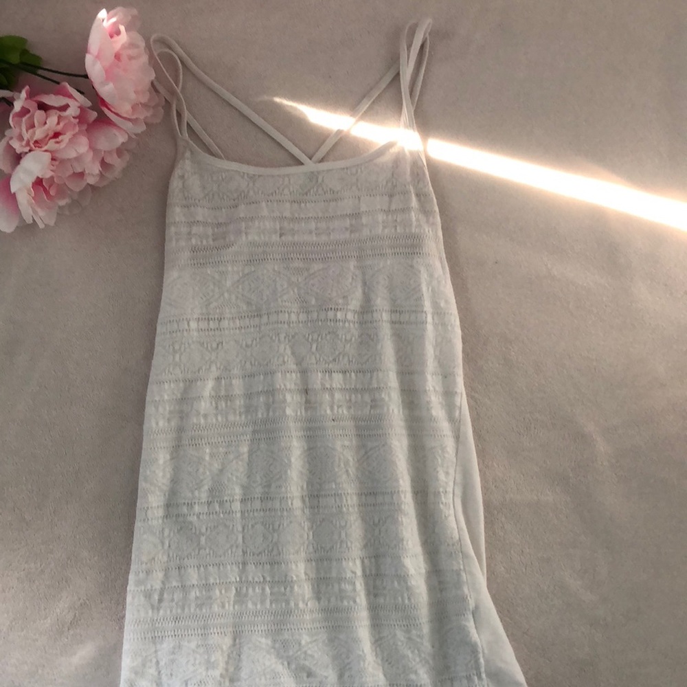 White tank top